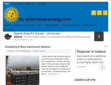 Tablet Screenshot of diy-alternative-energy.com